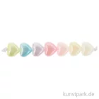 Artikelbild 2 des Artikels “Herz Perlen, Rainbow Pearl Mix, 8 x 9 x 5 mm, 70 Stück “