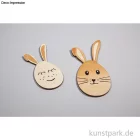 Artikelbild 2 des Artikels “Holz Deko Hase, Natur, 8+10+12 cm, 4 Stück “