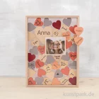 Artikelbild 2 des Artikels “Holz-Gästebuch mit Herzen, zum Stellen, 35x26x4 cm “