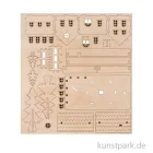 Artikelbild 2 des Artikels “Holzbausatz für 1 Häuschen, 17,5x9,4x14 cm, 30-teilig “