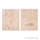 Artikelbild 2 des Artikels “Holzbausatz für 2 Häuschen, 31,7x9,4x14 cm, 52-teilig “