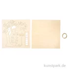 Artikelbild 2 des Artikels “Holzbausatz Miniatur Garten, 3D, Holz, Natur, 22-teilig, 21 x 19,2 cm “