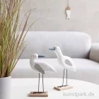 Artikelbild 2 des Artikels “Holzdeko Möwe Aufsteller mit Metall-Flügeln, Weiß, 20 x 12 x 5 cm “