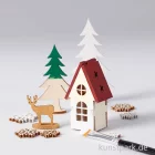 Artikelbild 2 des Artikels “Holzfiguren zum Aufstellen - Haus und Baum, 15,5x17,5 cm “