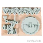 Artikelbild 2 des Artikels “Holzstempelset - Liebe, 3,2x3,8 cm - 8,1x1,6 cm, 3 Stück “