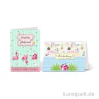 Artikelbild 2 des Artikels “Karten-Set - Flamingo für 5 Karten “