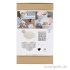 Artikelbild 2 des Artikels “Kerzengießen Set - Rosen Schalen, Beige, Weiß, Creme “