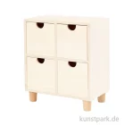 Artikelbild 2 des Artikels “Kommode aus hellem Holz mit 4 Schubladen “