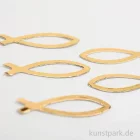 Artikelbild 2 des Artikels “Kreativ Accessoires - Streuteile, Christliche Fische, Gold “