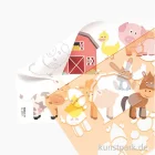 Artikelbild 2 des Artikels “Kreativ Schablonen - Zoo, 6er Set mit Ausmalvorlagen “