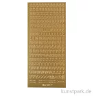 Artikelbild 2 des Artikels “Kreativ Sticker - Buchstaben groß, Gold, 10 x 23 cm “