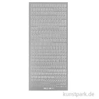 Artikelbild 2 des Artikels “Kreativ Sticker - Buchstaben klein, Silber, 10 x 23 cm “
