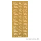 Artikelbild 2 des Artikels “Kreativ Sticker - Frohe Festtage, Gold, 10 x 23 cm “