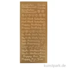 Artikelbild 2 des Artikels “Kreativ Sticker - Grüße, Gold, 10 x 23 cm “