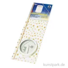 Artikelbild 2 des Artikels “Laternen Bastelset - Sternchen Gold Weiß, Höhe 20 cm “