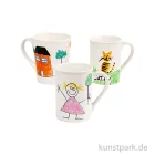 Artikelbild 2 des Artikels “XXL Set - 48 Porzellantassen mit Stiften zum Bemalen “