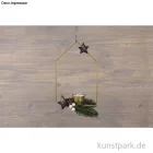 Artikelbild 2 des Artikels “Metallringe Häuser, Gold, je 1 x 19 cm + 23 cm + 27,5 cm, 3 Stück “