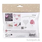 Artikelbild 2 des Artikels “Mini Bastelset - Bügelperlen Herzen, Pink, Rot, Weiß “