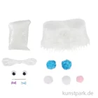 Artikelbild 2 des Artikels “Mini Bastelset - Monster Nähen, Weiß mit Pompons “