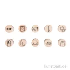Artikelbild 2 des Artikels “Mini Holzstempel-Set - Plan, 2 cm, 10 Stück sortiert “