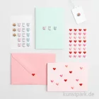 Artikelbild 2 des Artikels “Mini Puffy Sticker - Herzen, 1 Bogen, 6 x 10 cm “