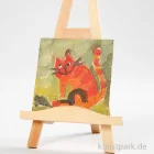 Artikelbild 2 des Artikels “Mini-Staffelei aus Holz mit einer Höhe von 25 cm “