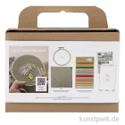 Artikelbild 2 des Artikels “Mini Stickset - Stickrahmen, Staubgrün “