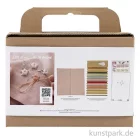 Artikelbild 2 des Artikels “Mini Stickset - Stoffserviette, Staubrosa “