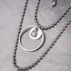 Artikelbild 2 des Artikels “Mini-Strassanhänger Metall - silbener Tropfen, 2 Stück “