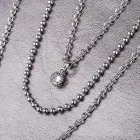 Artikelbild 2 des Artikels “Mini-Strassanhänger mit silbernem Metall - Rund, 2 Stück “