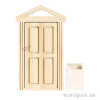 Artikelbild 2 des Artikels “Mini Tür mit Gesims und Briefkasten, 10,5 x 18 cm “