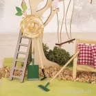 Artikelbild 2 des Artikels “Miniatur Deko Set, Gartengeräte + Strohhut, 4-teilig, 4-9,8 cm “