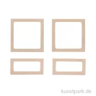 Artikelbild 2 des Artikels “Miniatur Holz Bilderrahmen in 2 Größen, 4er Set “