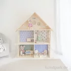 Artikelbild 2 des Artikels “Miniatur Holzbausatz - Puppenhaus, 59 x 50 x 20 cm “