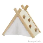 Artikelbild 2 des Artikels “Miniatur Kletter-Zelt, Holz, 8 cm “
