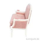 Artikelbild 2 des Artikels “Miniatur Sofa, Louis XVI, Weiß Rosa, 11,5 x 9 x 5 cm “