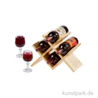 Artikelbild 2 des Artikels “Miniatur Weinregal, Holz, Natur, 4,8 x 2,5 x 4,8 cm “