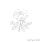 Artikelbild 2 des Artikels “Ministempel - Rose, 19 mm “