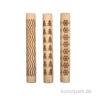 Artikelbild 2 des Artikels “Motivwalze - Roller mit Muster, Holz, Tree, 11 x 1,5 cm, 3 Stück “