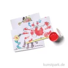 Artikelbild 2 des Artikels “MUCKI Fingerfarben Set - Wir malen mit Händen und Fingern, 5 x 50 ml, Zubehör “