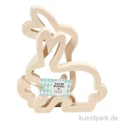Artikelbild 2 des Artikels “Osterhasen aus Holz, Größe 14x13 cm, 2 Stück sortiert “