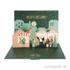 Artikelbild 2 des Artikels “Pop Up Karte für Geldgeschenke, Weihnachtsmarkt, A5 “