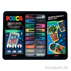 Artikelbild 2 des Artikels “POSCA Marker Set - Etui mit 20 Acrylstiften, Pop Colours “