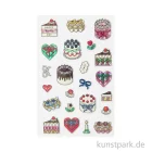 Artikelbild 2 des Artikels “Puffy Sticker - Eye Candy, Torten, Happy Birthday, 1 Bogen “