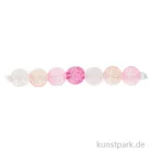 Artikelbild 2 des Artikels “Rosen Perlen Rund, Irisierend Pink Transparent, 9 x 8 mm, 30 Stück “