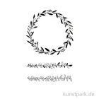 Artikelbild 2 des Artikels “Schablone - Blätterranken, mit Rakel, DIN A5 “