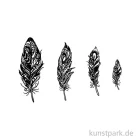 Artikelbild 2 des Artikels “Schablone Mandala-Federn DIN A5, inklusive Rakel “