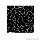Artikelbild 2 des Artikels “Schablone - Verrückte Gänseblümchen, Größe 110x110 mm “