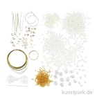 Artikelbild 2 des Artikels “Schmuck Bastelset mit viel Zubehör - Perlenschmuck, Perlmuttweiß “