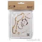 Artikelbild 2 des Artikels “Schmuckperlen Mix mit Zubehör, Kristalle, Beige, Braun, Rosa, Schwarz “